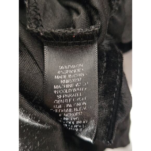 Black Velvet 3X Top Peasant Rennaissance Bell Sleeve Plus Dark Romantic Gothic - Picture 3 of 5